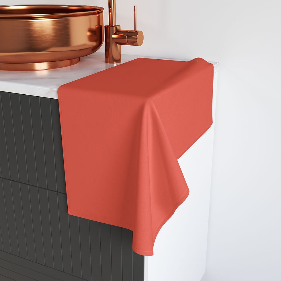 Miniaturbild: Hand Towel by Agatha - Red Orange