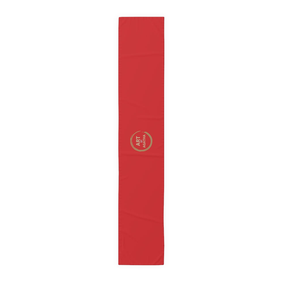 Thumbnail: Table Runner (Cotton, Poly) by Agatha - Glow Red