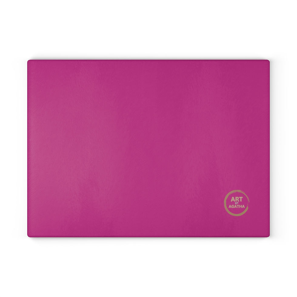 Thumbnail: Glass Cutting Board by Agatha - Strong Pink