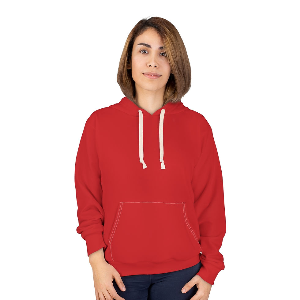 Hoodie by Agatha - Glow Red