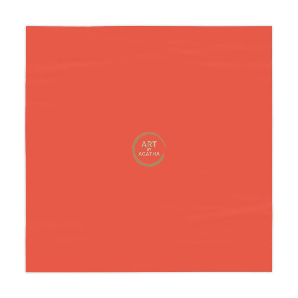 Thumbnail: Tablecloth by Agatha - Red Orange