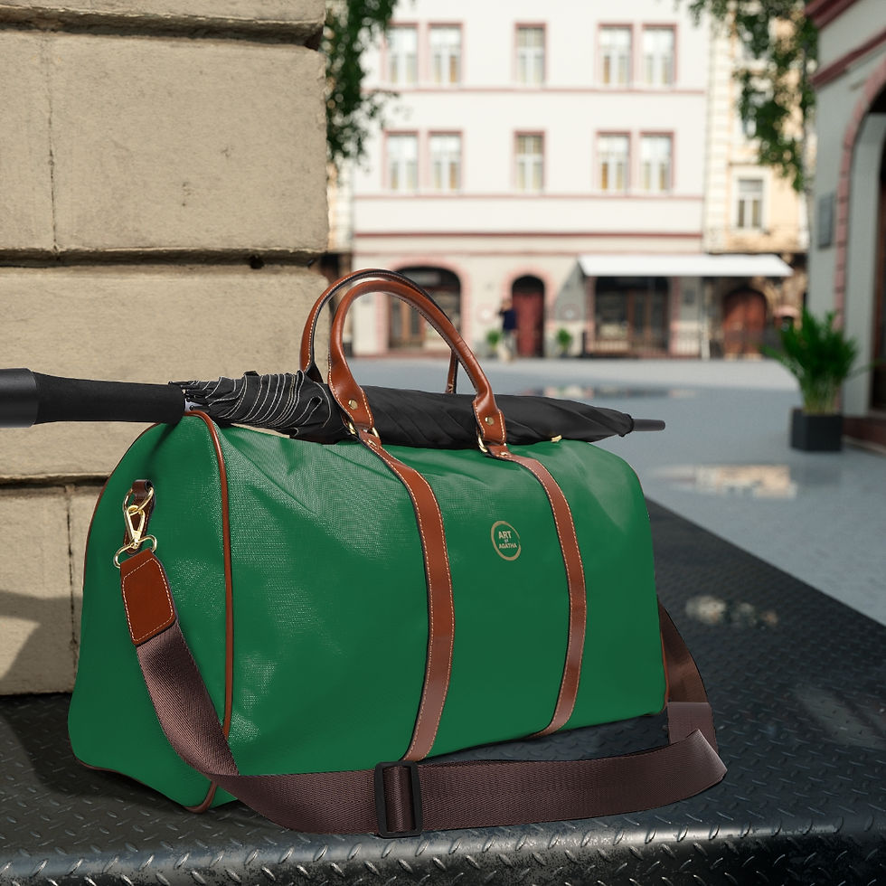 Thumbnail: Waterproof Travel Bag by Agatha - Pine Green
