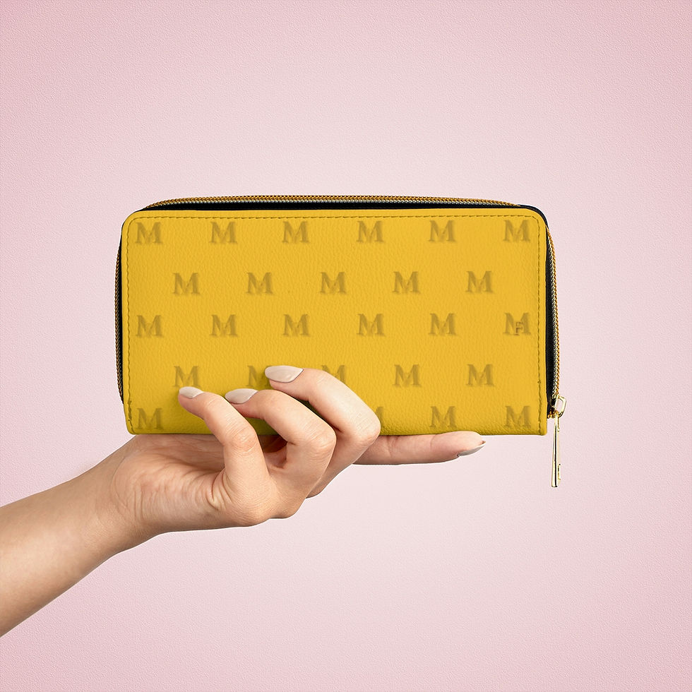 Miniaturbild: Zipper Wallet Yellow by Franco Molito