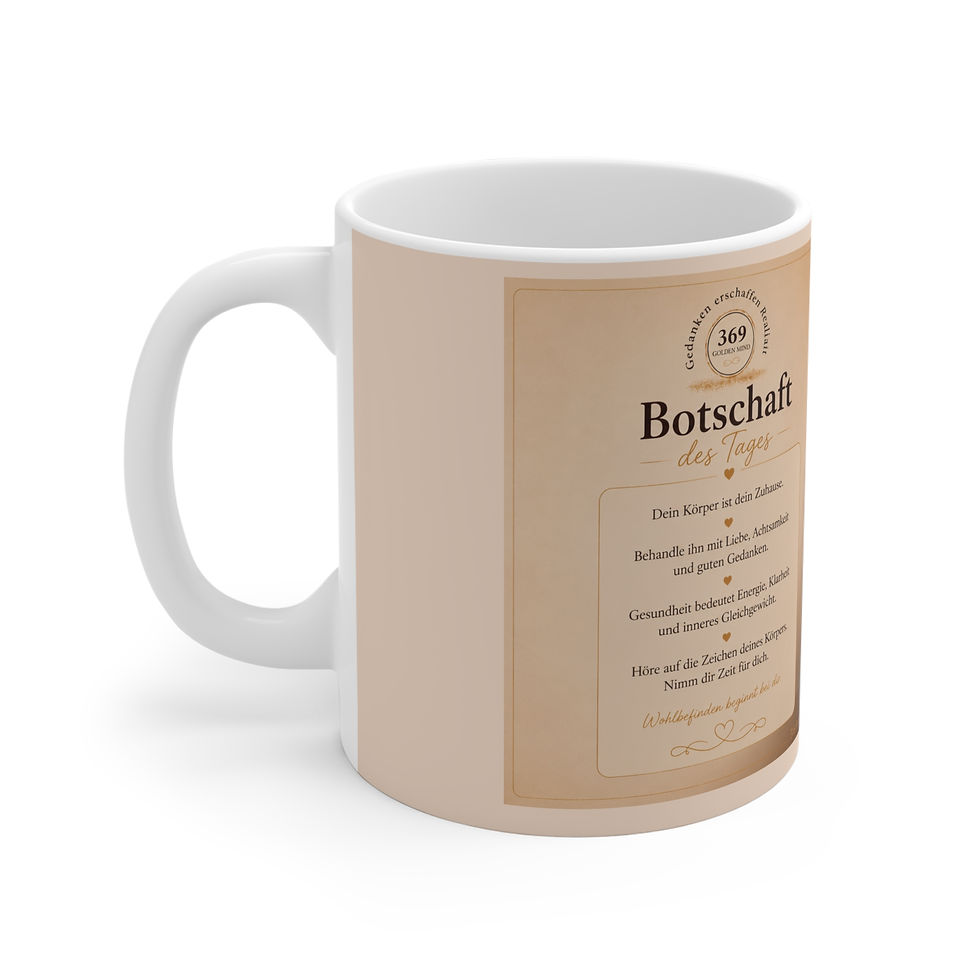 Miniaturbild: "Dein Körper ist dein Zuhause" - Tasse Bit