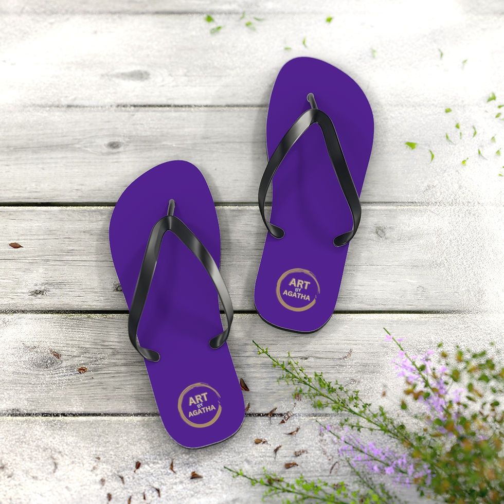 Thumbnail: Flip Flops by Agatha - Glow Lila