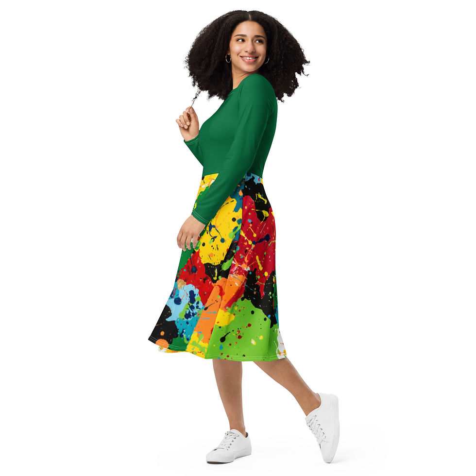 Thumbnail: Midi Dress by Agatha - Colour Explosion - Juwel