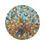 Thumbnail: Round Rug by Agatha - Fancy Flowers Blue