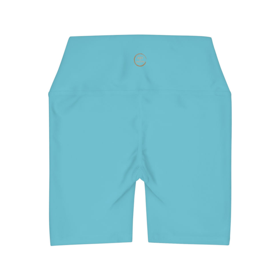 Thumbnail: Yoga Shorts by Agatha - Glow Blue