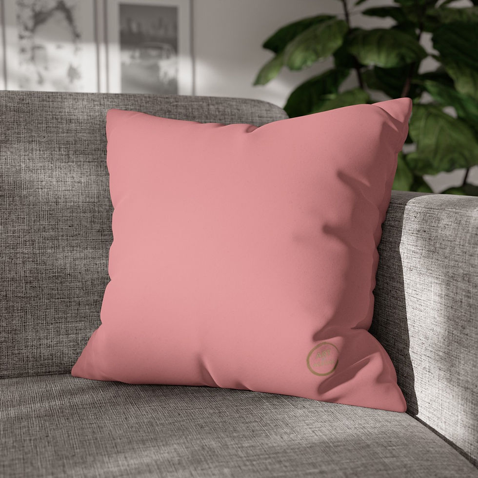 Thumbnail: Square Pillowcase by Agatha - Rose