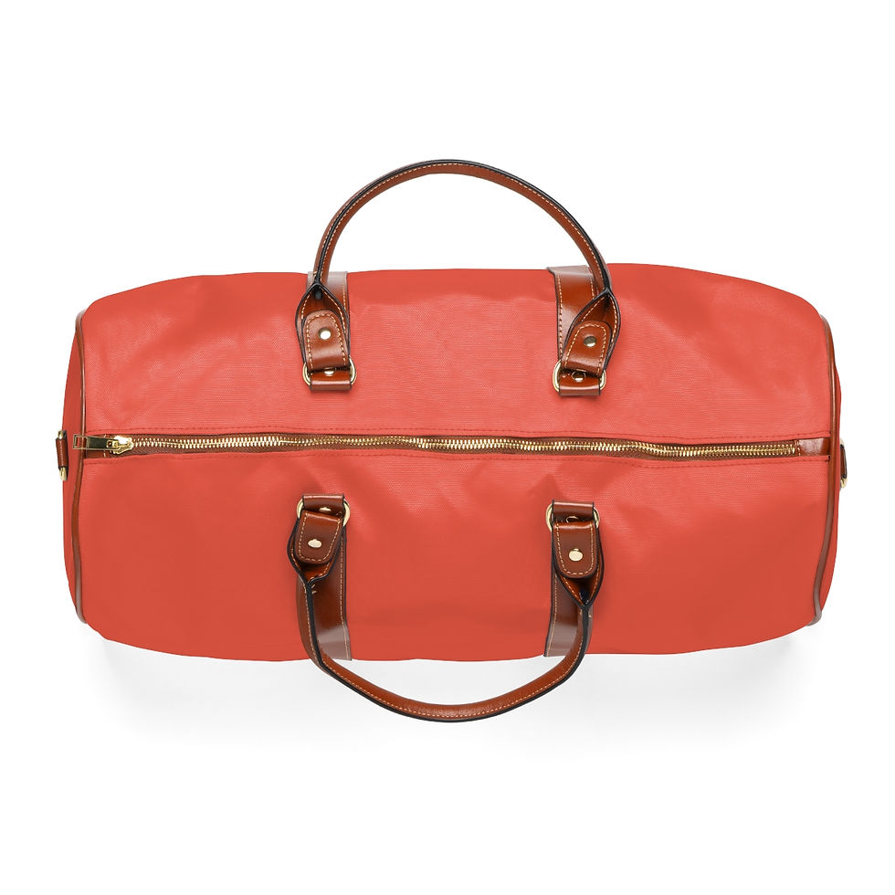 Thumbnail: Waterproof Travel Bag by Agatha - Red Orange