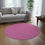 Thumbnail: Round Rug by Agatha - Light Pink