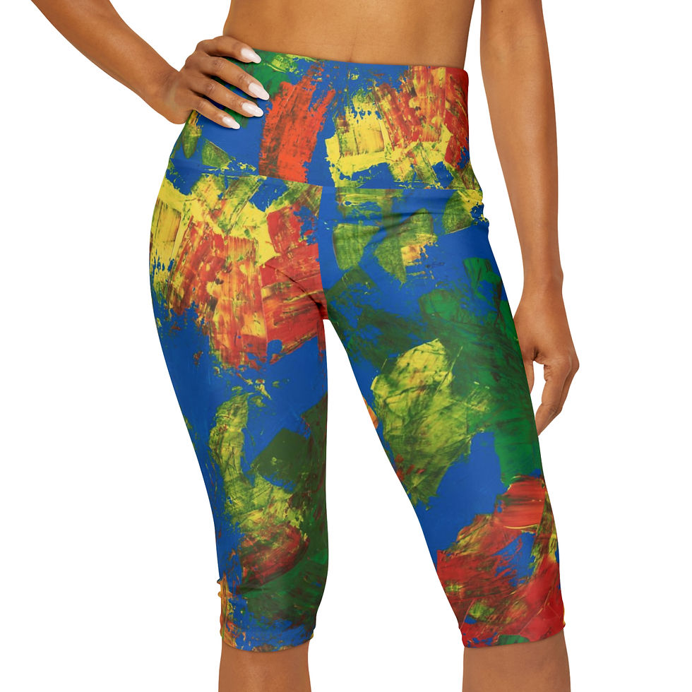 Capri Leggings by Agatha - Blue Dream