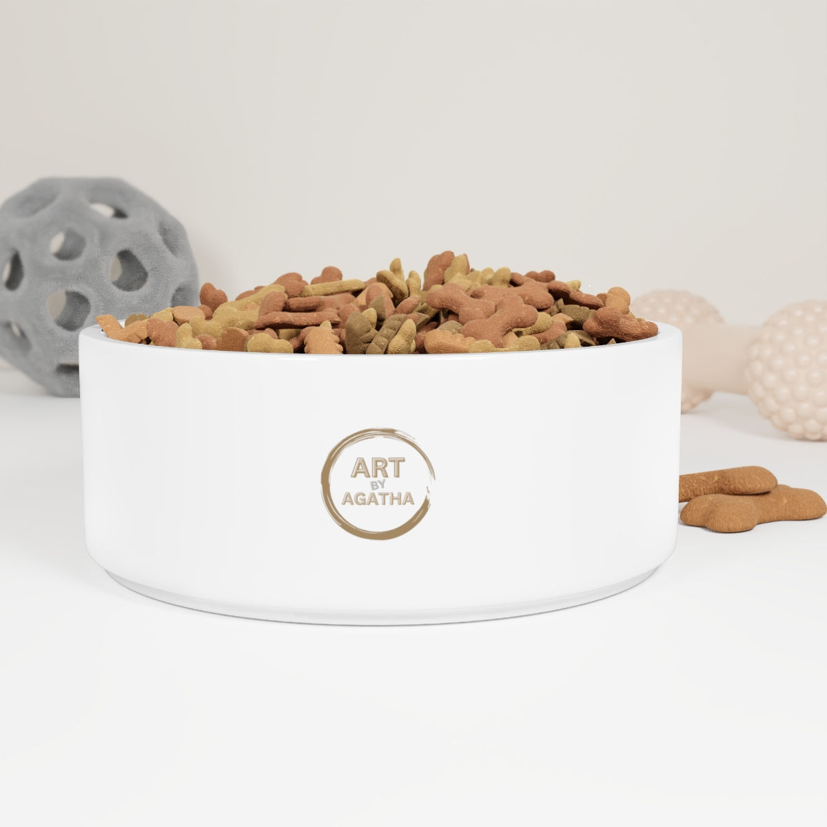 Pet Bowl by Agatha - White