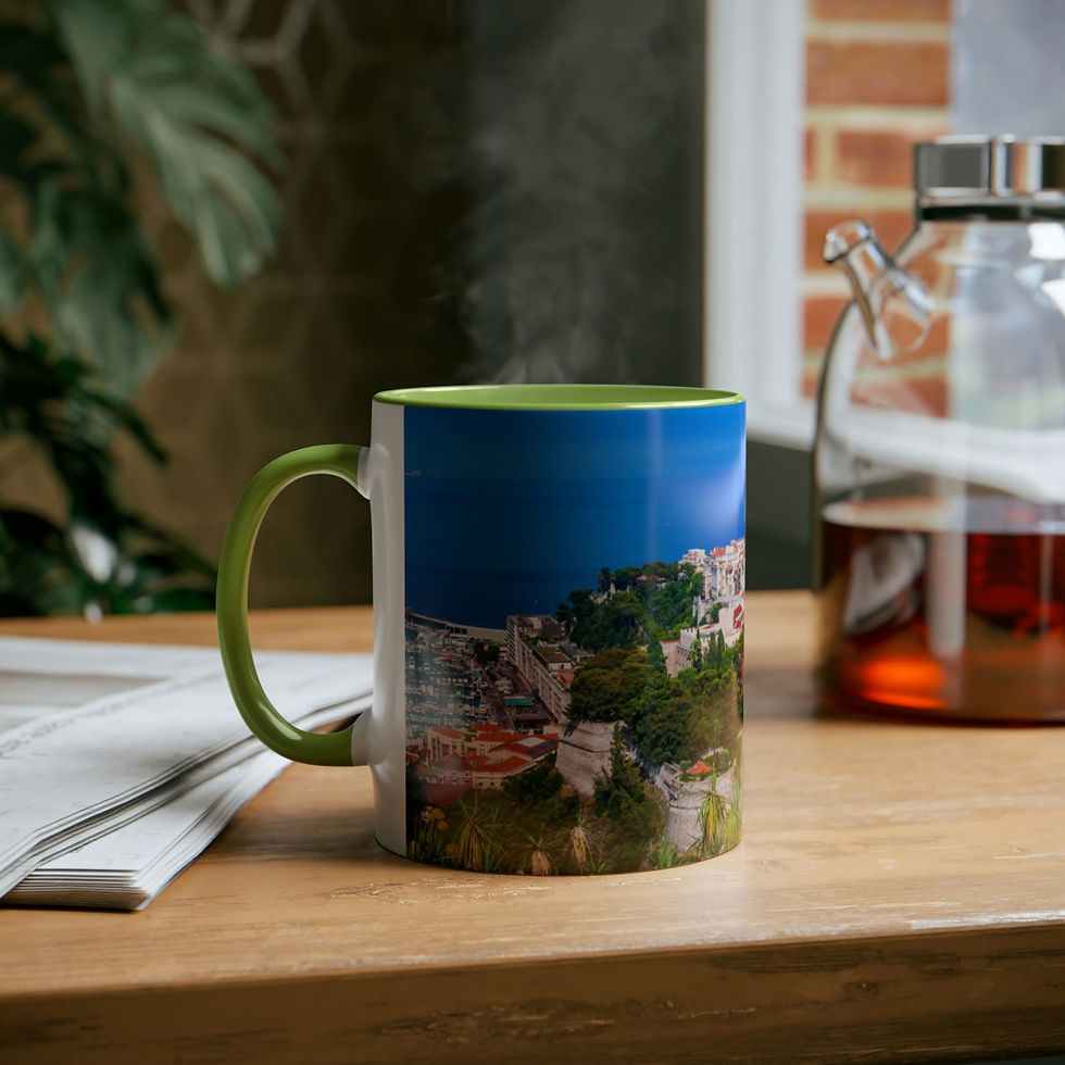 Miniaturbild: Two-Tone Coffee Mugs - Monaco Le Rocher by Monaco - Life 11oz