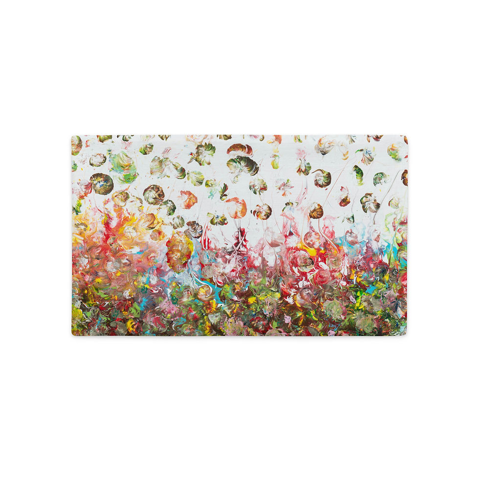 Thumbnail: Premium Pillow Case by Agatha - Fancy Flowers II