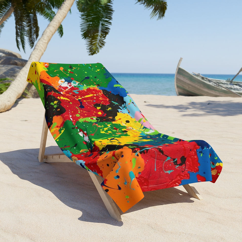 Thumbnail: Beach Towel by Agatha - Colour Explosion