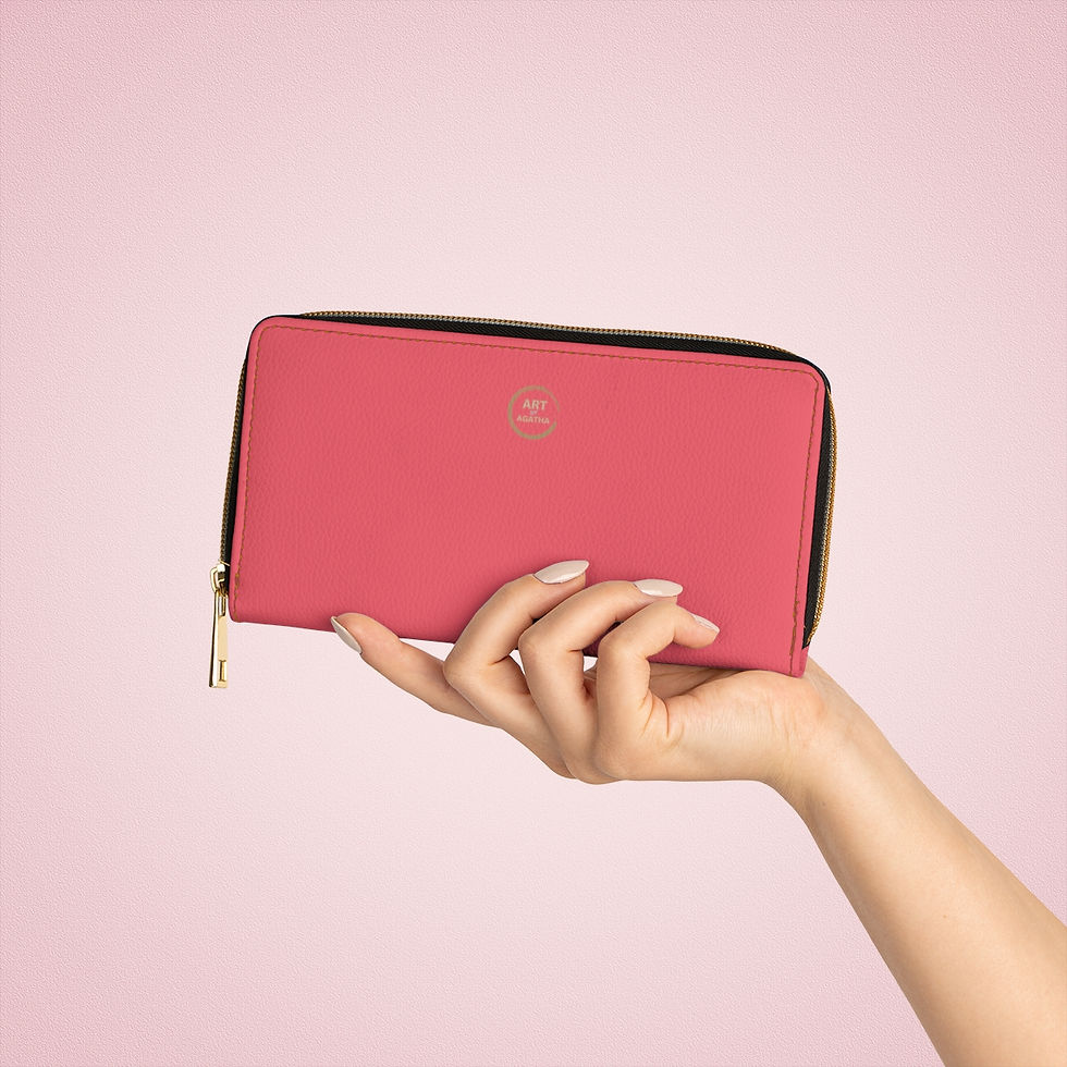 Thumbnail: Zipper Wallet by Agatha - Fruit Pink