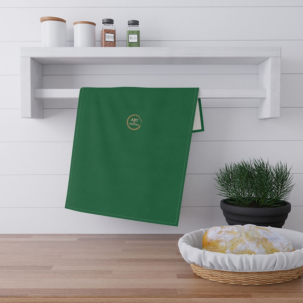 Thumbnail: Kitchen Towel by Agatha - Pine Green