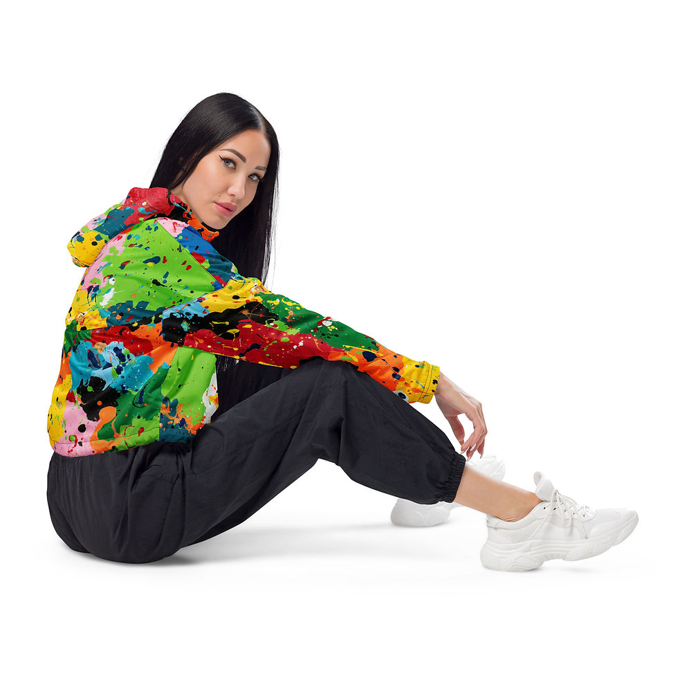 Miniaturbild: Cropped Windbreaker by Agatha - Colour Explosion