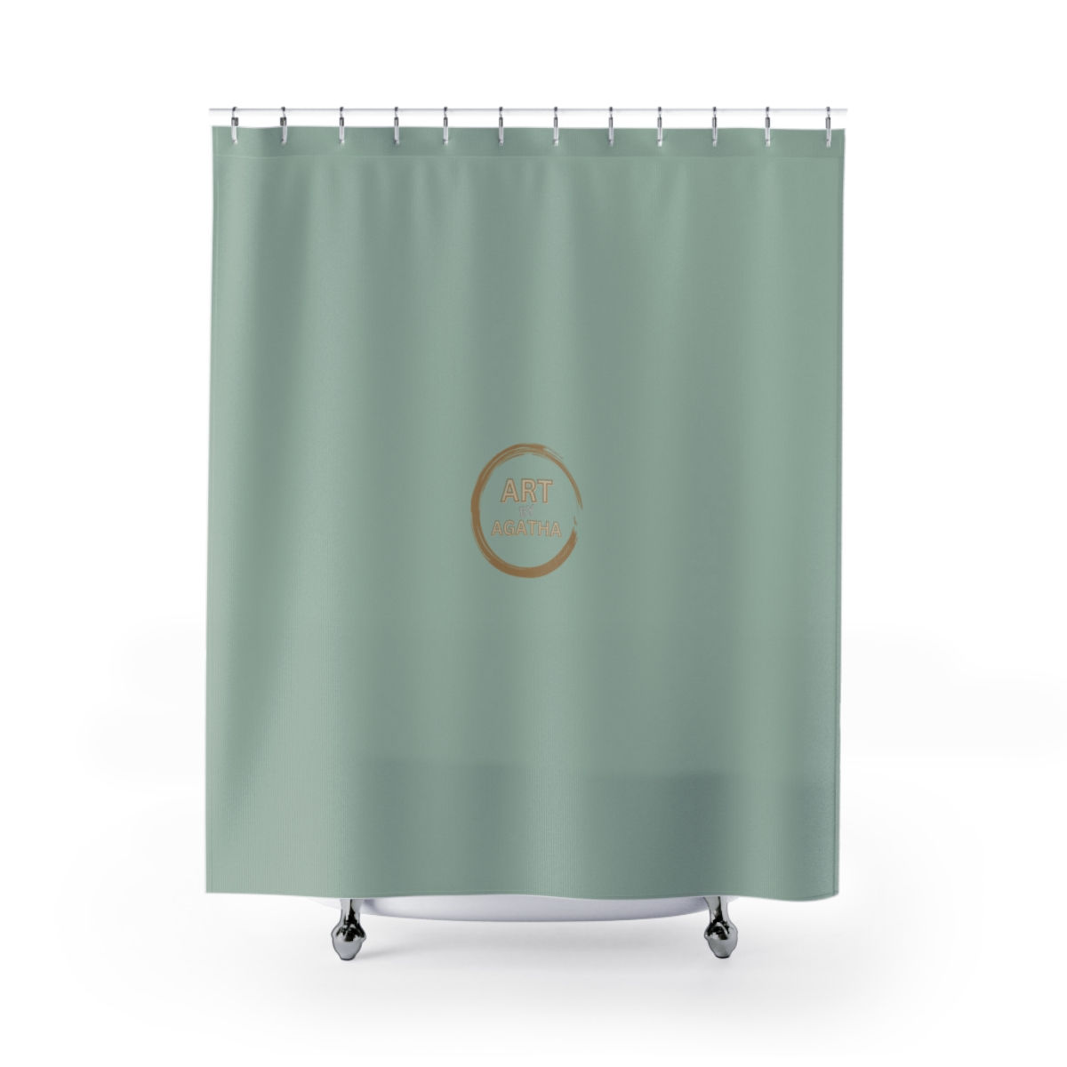 Shower Curtains by Agatha - Light Mint