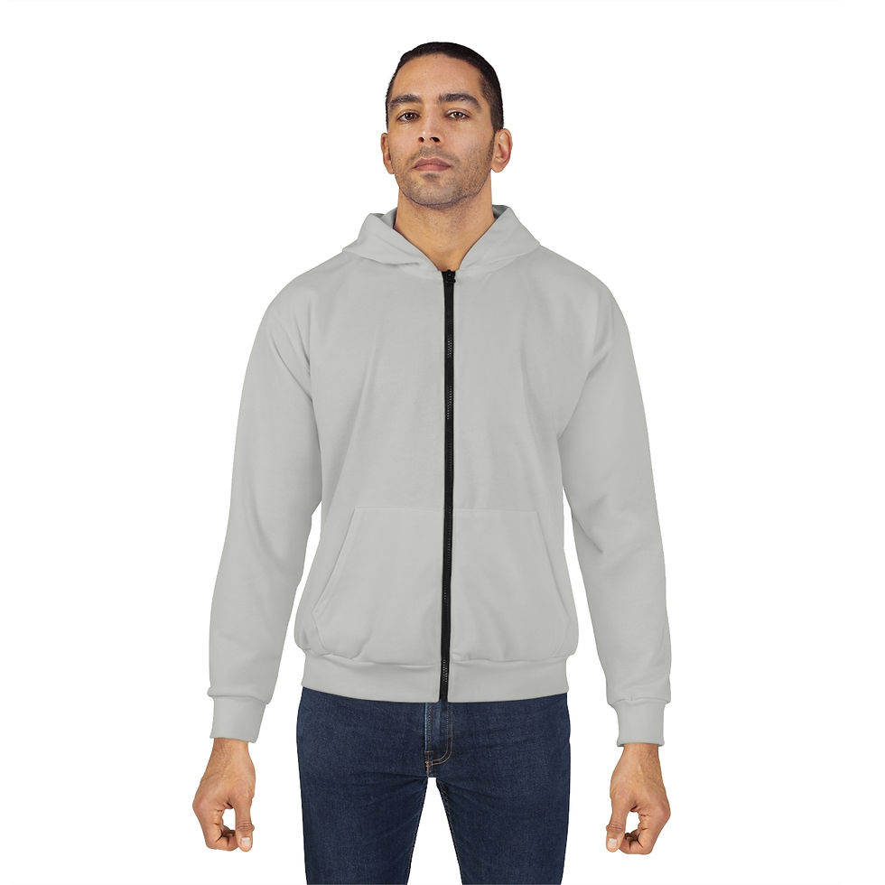 Thumbnail: Zip Hoodie by Agatha - Glow Grey