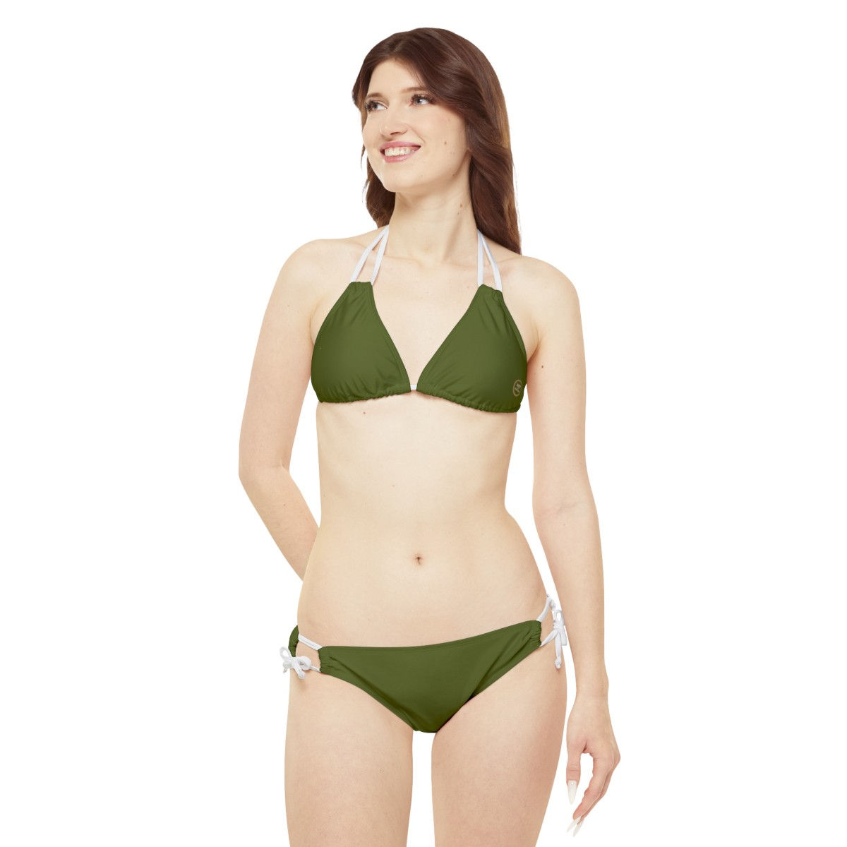 Strappy Bikini Set by Agatha - Moss Green