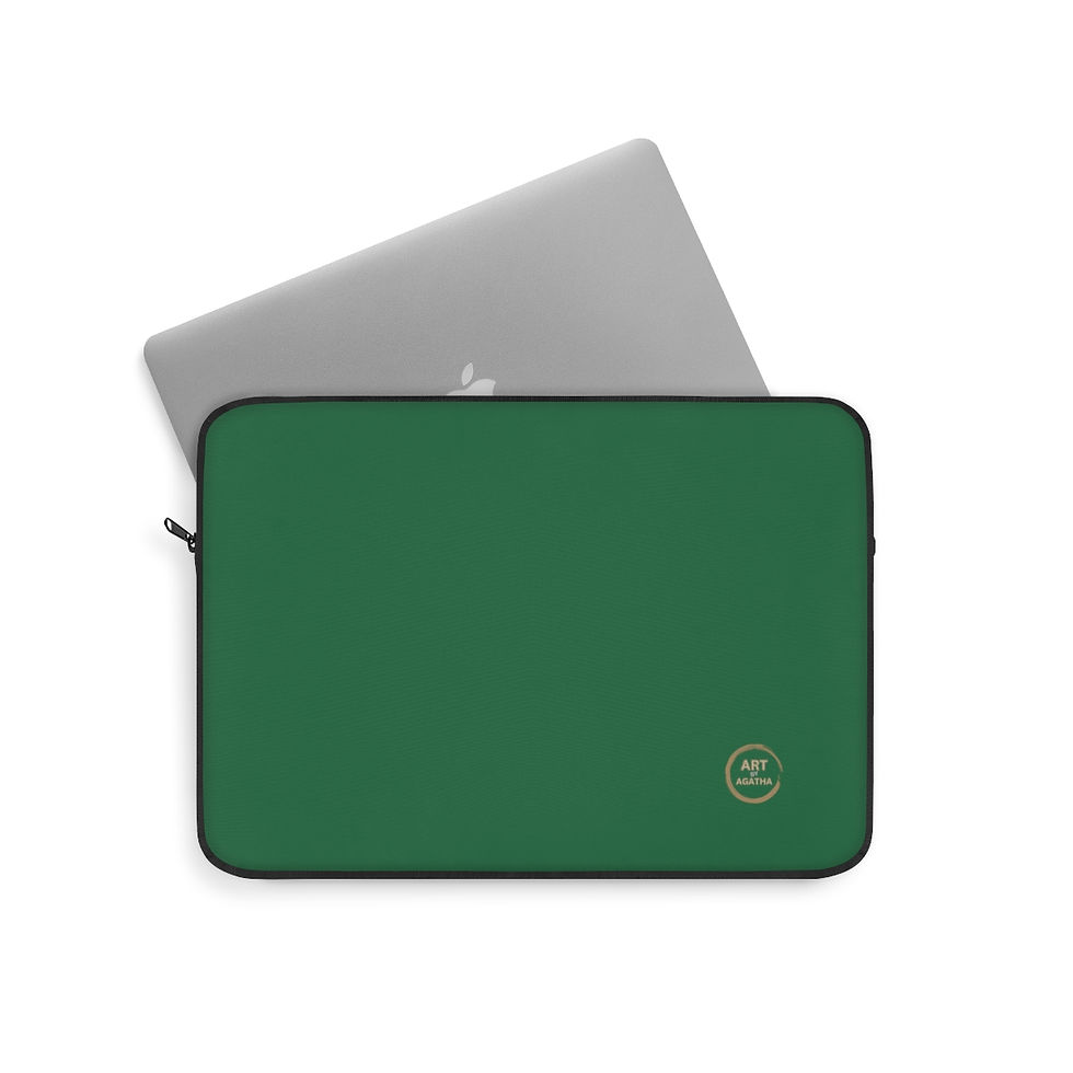 Miniaturbild: Laptop Sleeve by Agatha - Pine Green