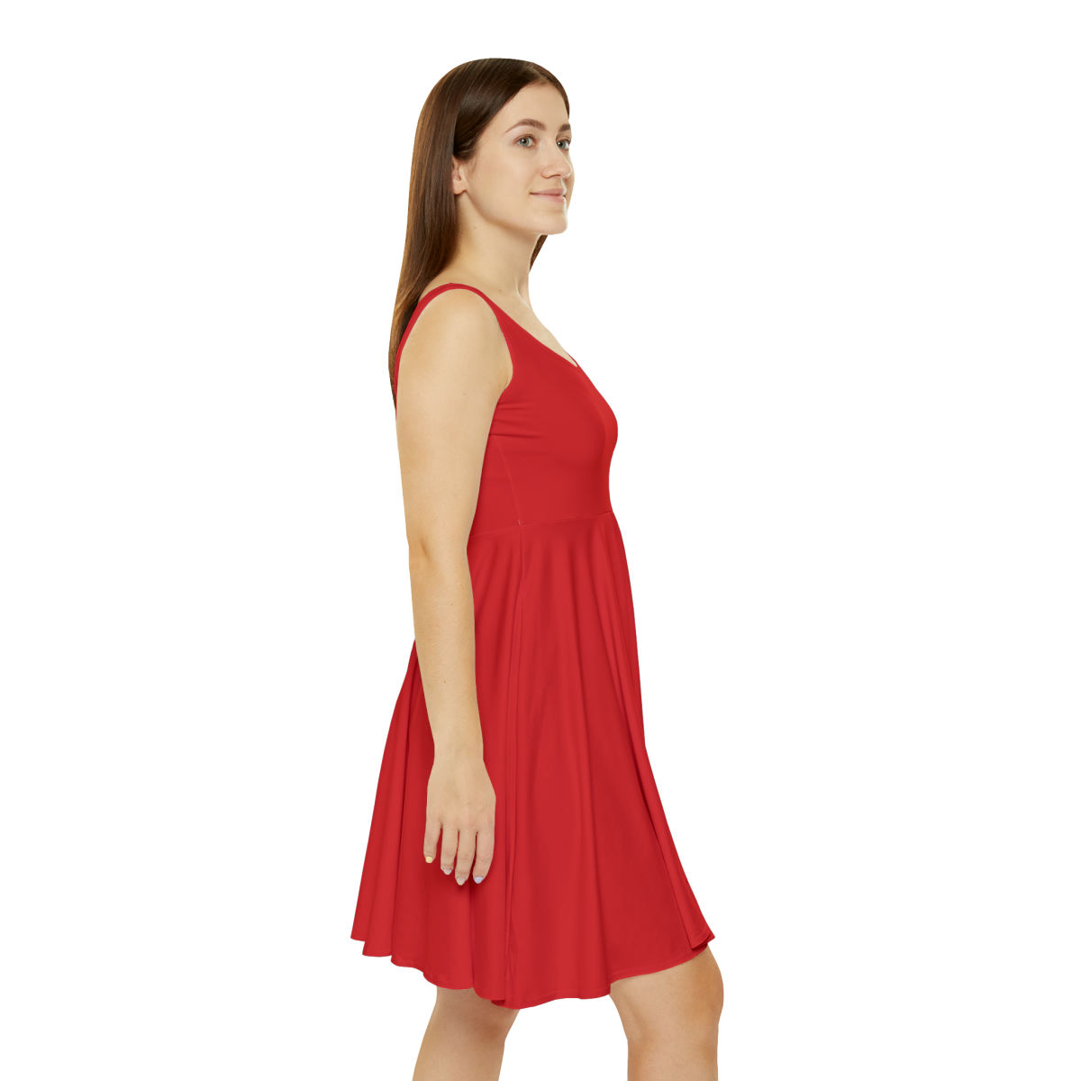 Skater Dress by Agatha - Glow Red
