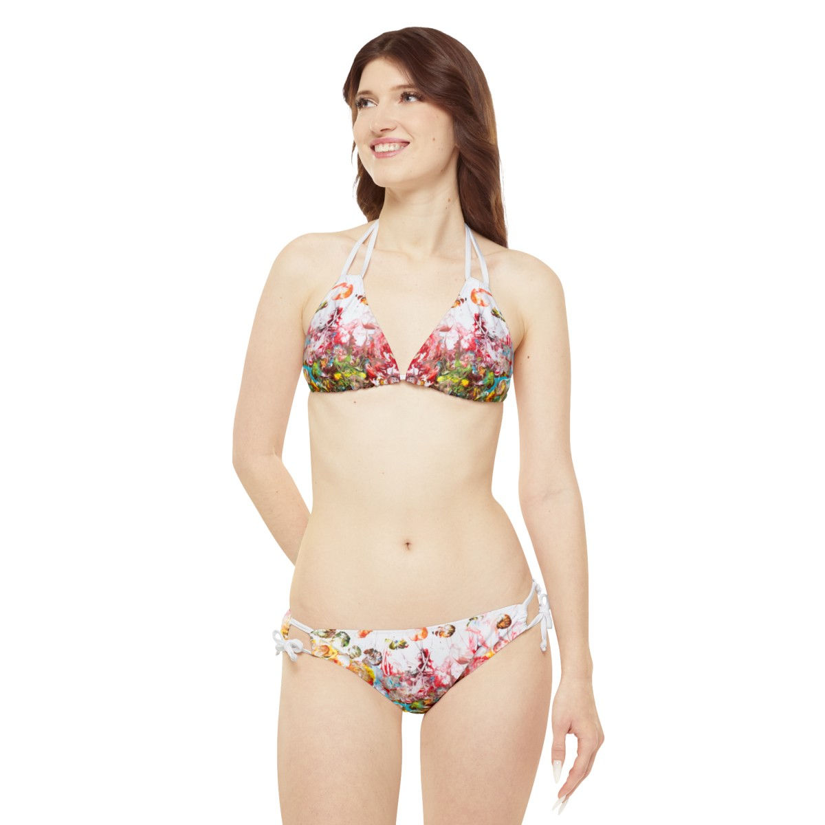 Strappy Bikini Set by Agatha - Fancy Flowers II