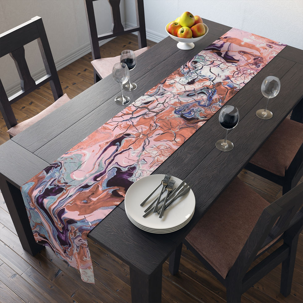 Thumbnail: Table Runner (Cotton, Poly) by Agatha - Sweet Love