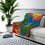Thumbnail: Sherpa Fleece Blanket by Agatha - Blue Dream