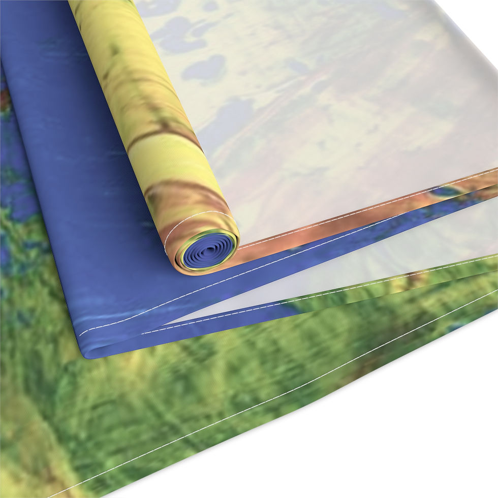 Thumbnail: Table Runner (Cotton, Poly) by Agatha - Blue Dream