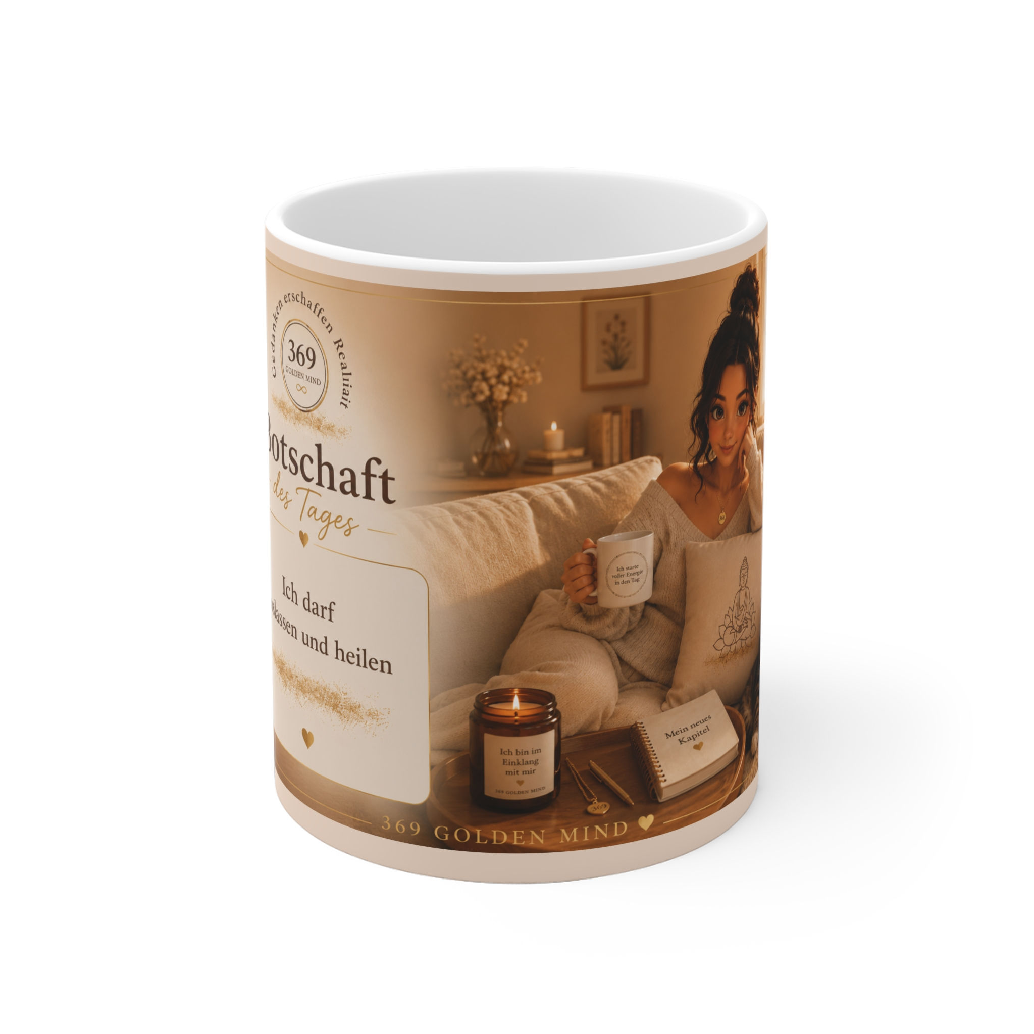 "Ich darf loslassen und heilen" Tasse BdT
