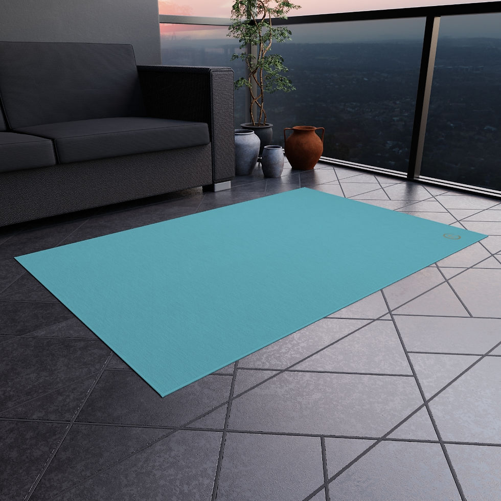 Thumbnail: Outdoor Rug by Agatha - Glow Blue