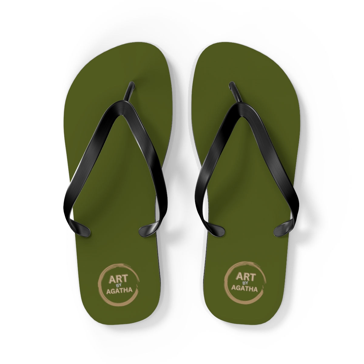 Flip Flops by Agatha - Moss Green