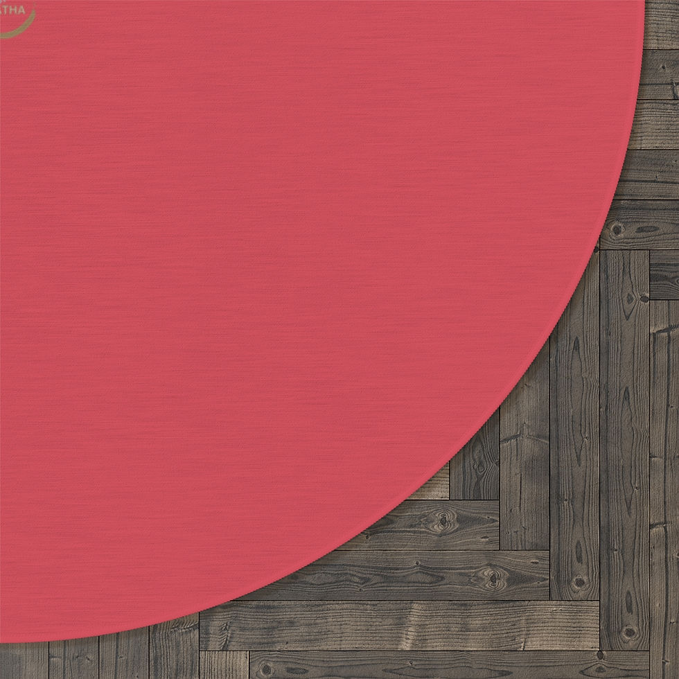 Thumbnail: Round Rug by Agatha - Fruit Pink