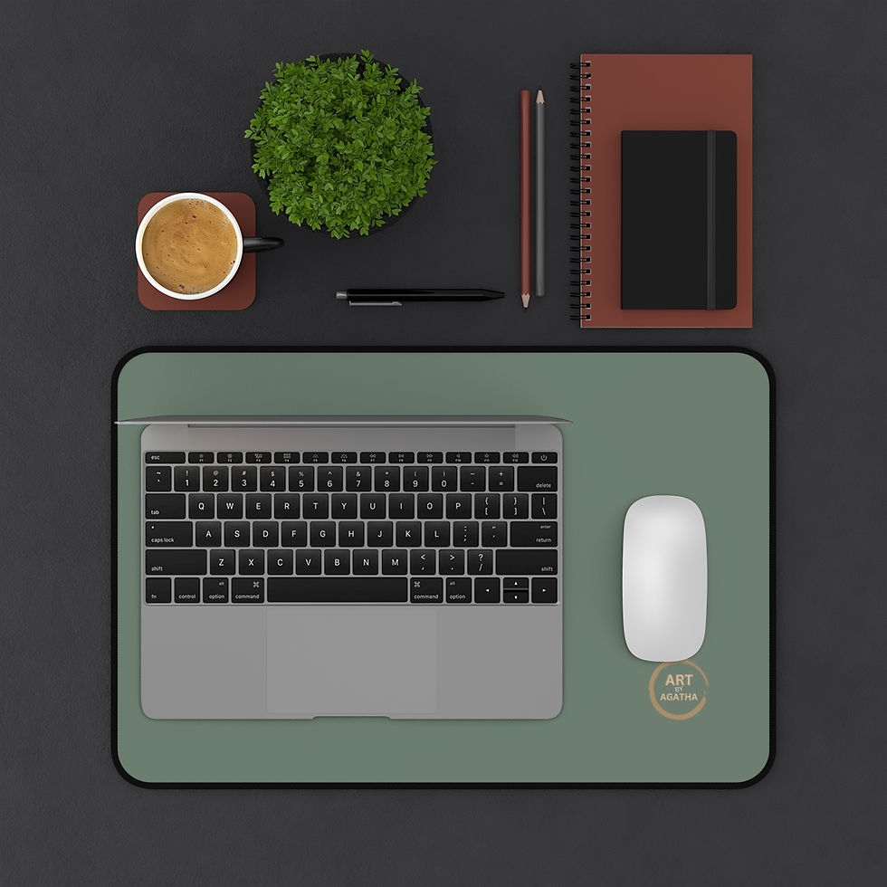 Miniaturbild: Desk Mat by Agatha - Khaki