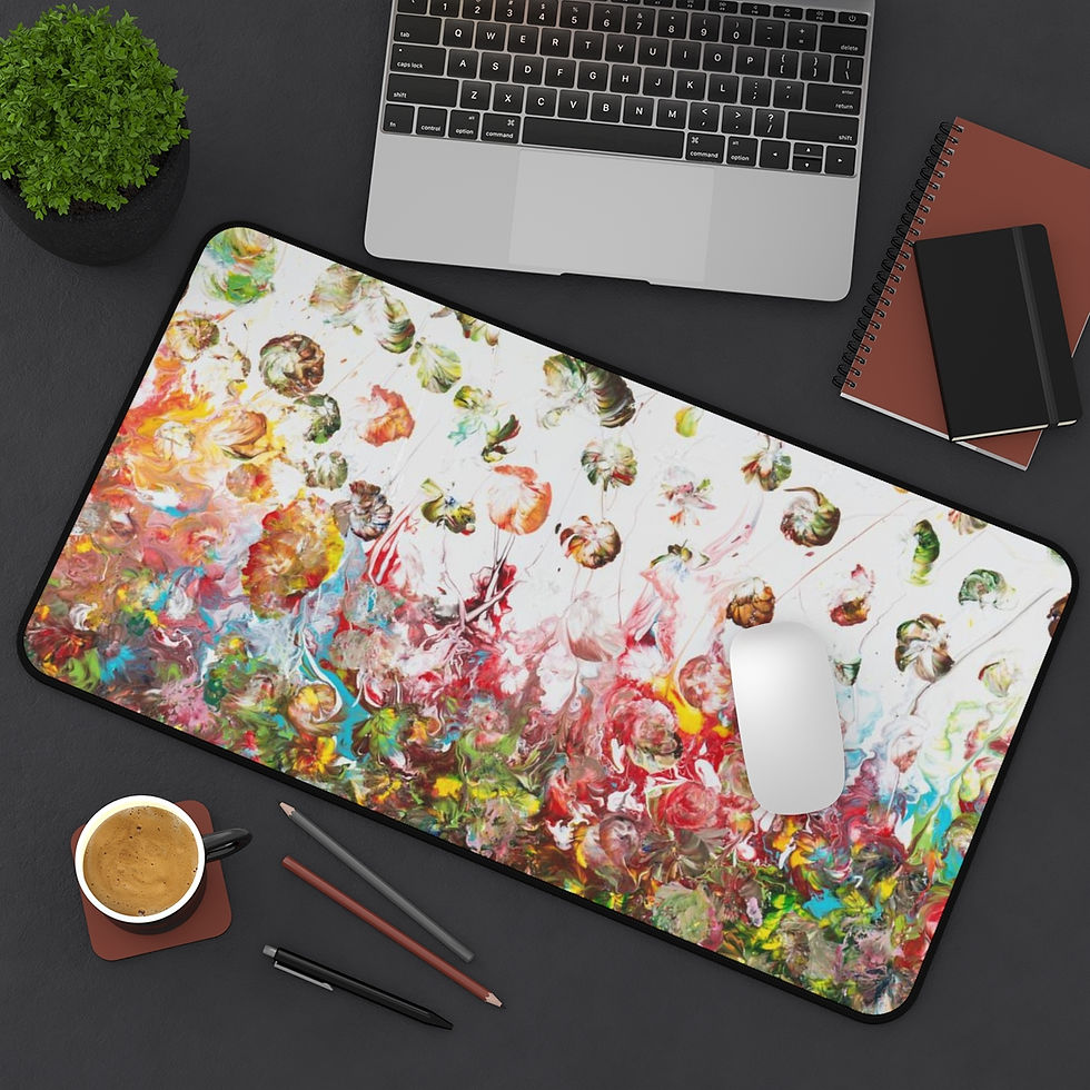 Thumbnail: Desk Mat by Agatha - Fancy Flowers III