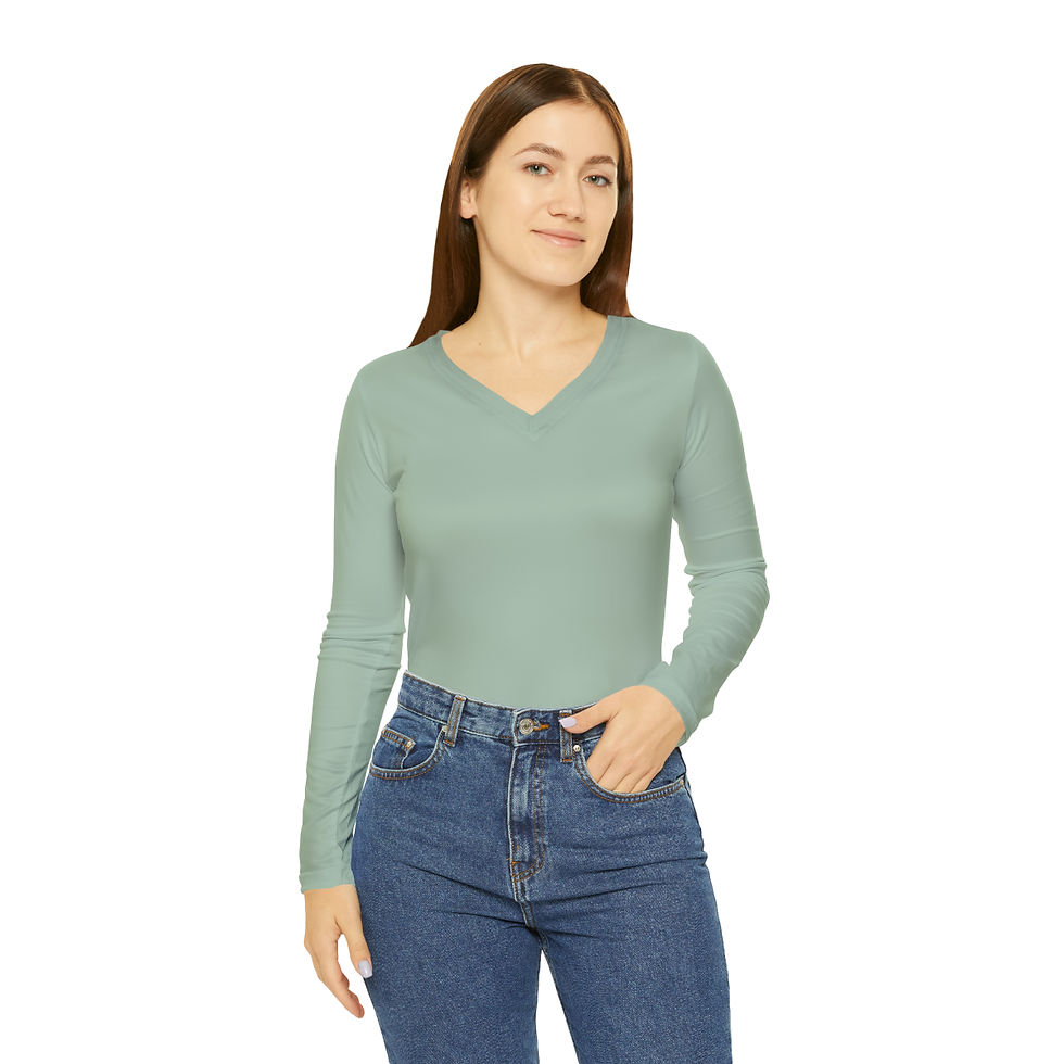 Long Sleeve by Agatha - Light Mint