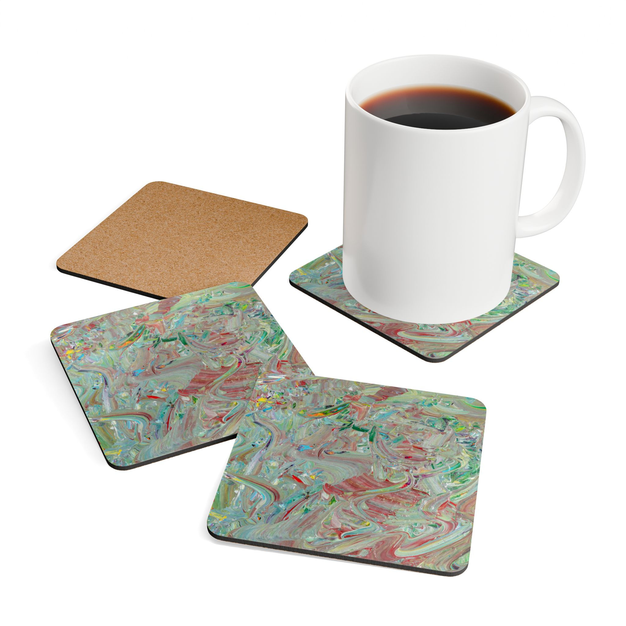 Corkwood Coaster Set by Agatha - Colours of Nature