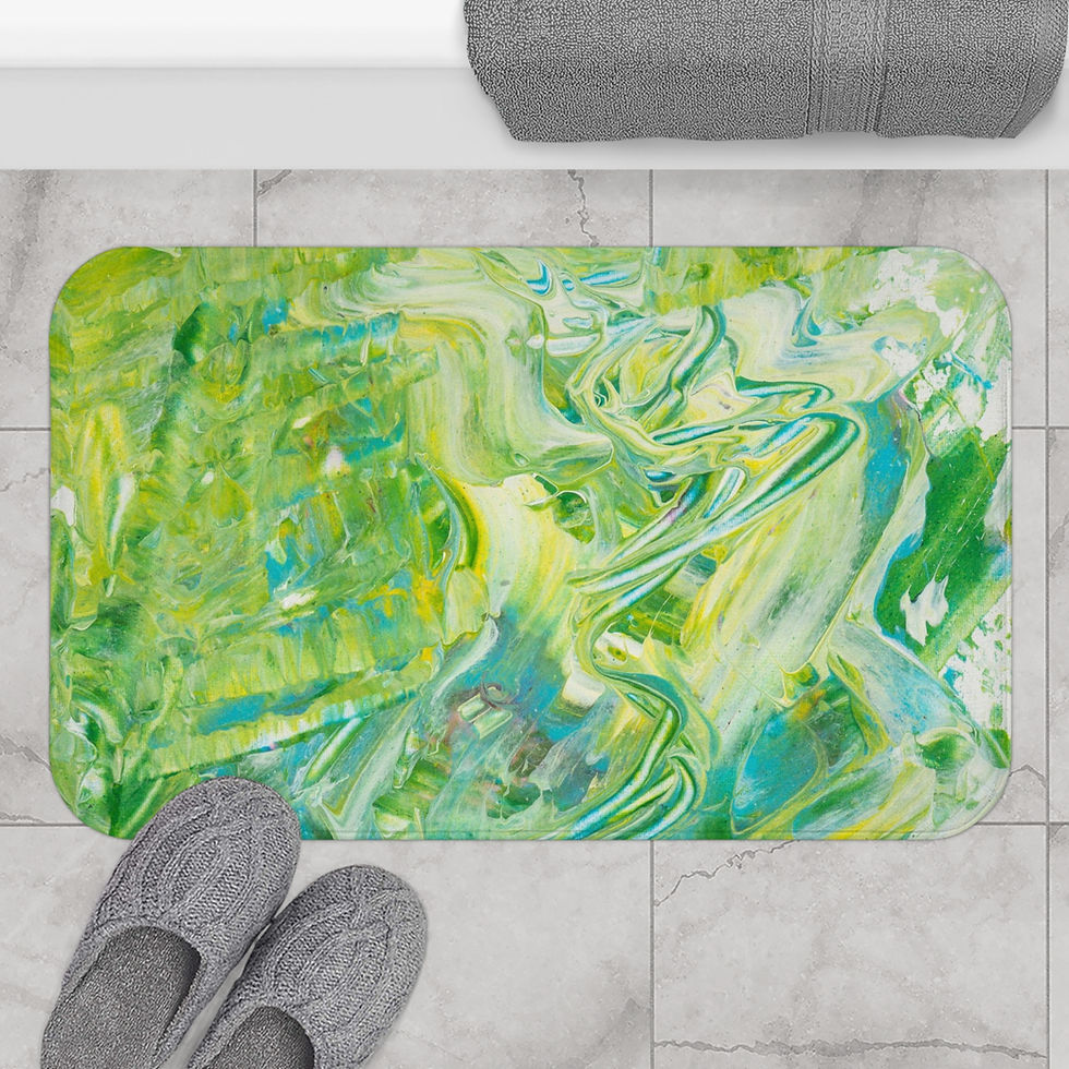 Miniaturbild: Bath Mat by Agatha - Green Feelings