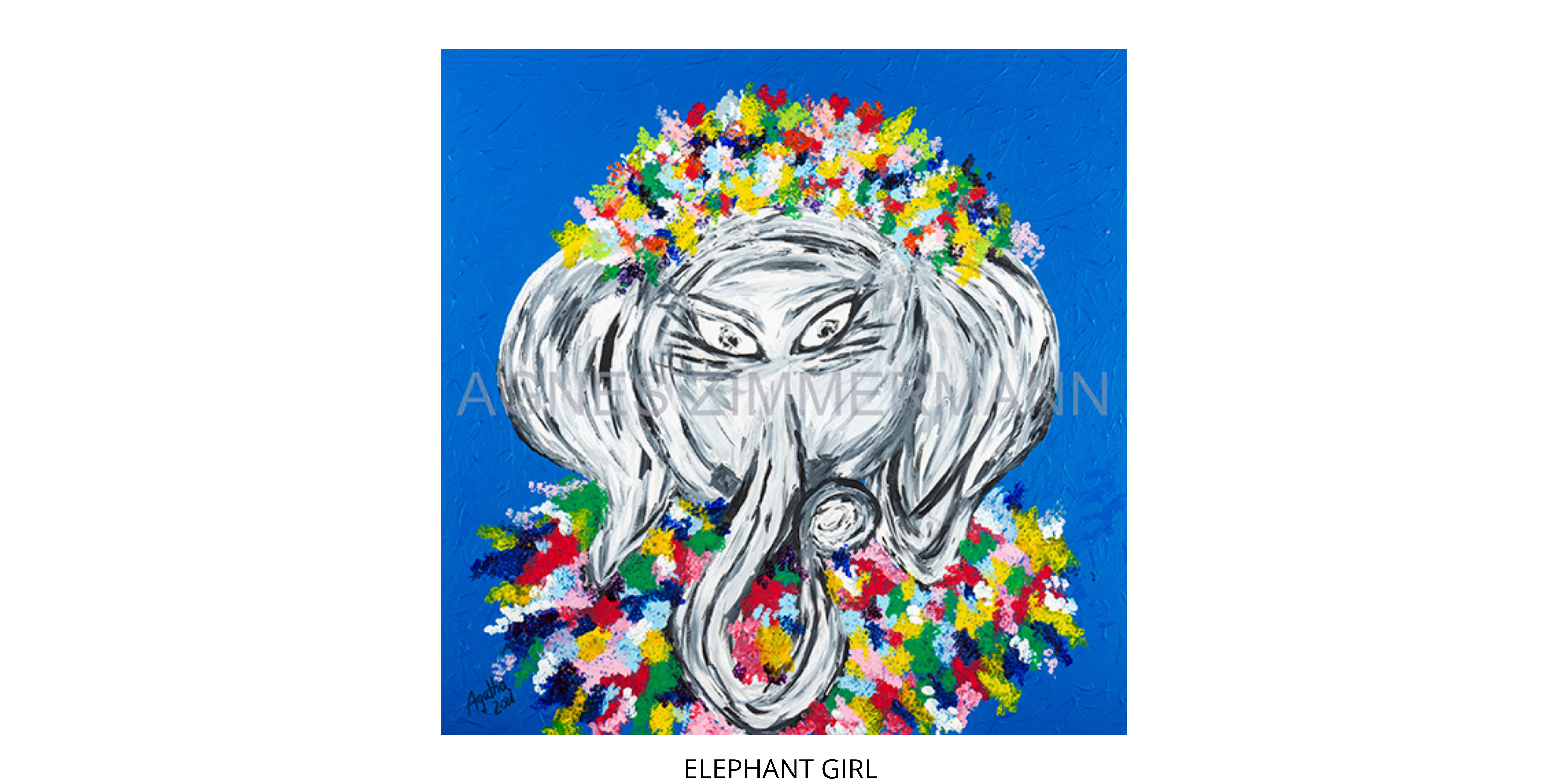 ELEPHANT GIRL - ACRYLIC GLASS