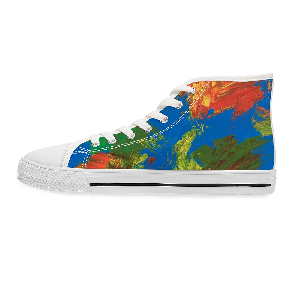 Thumbnail: High Top Sneakers by Agatha - Blue Dream