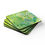Miniaturbild: Corkwood Coaster Set by Agatha - Green Feelings