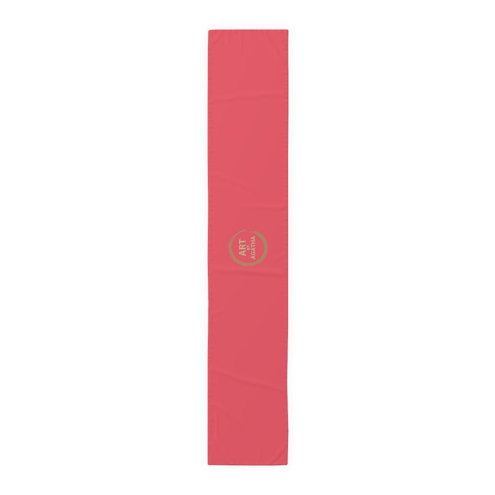 Thumbnail: Table Runner (Cotton, Poly) by Agatha - Fruit Pink