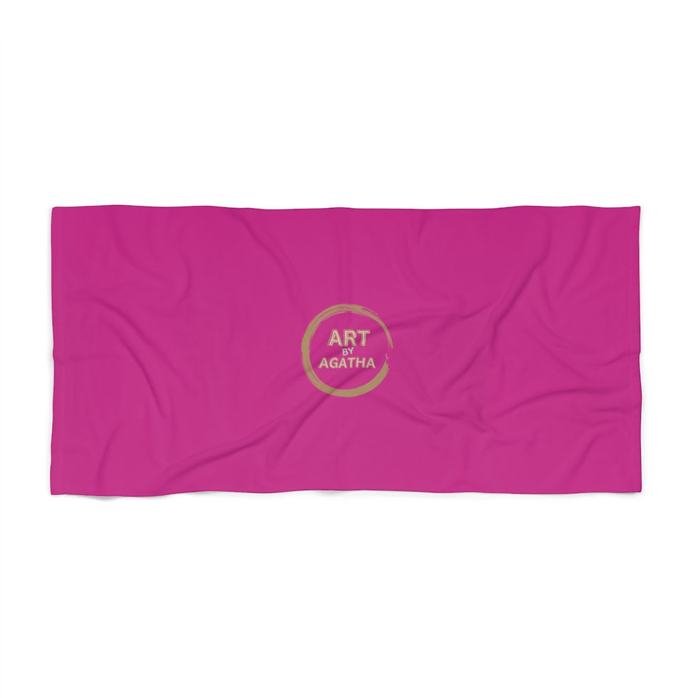 Miniaturbild: Beach Towel by Agatha - Strong Pink