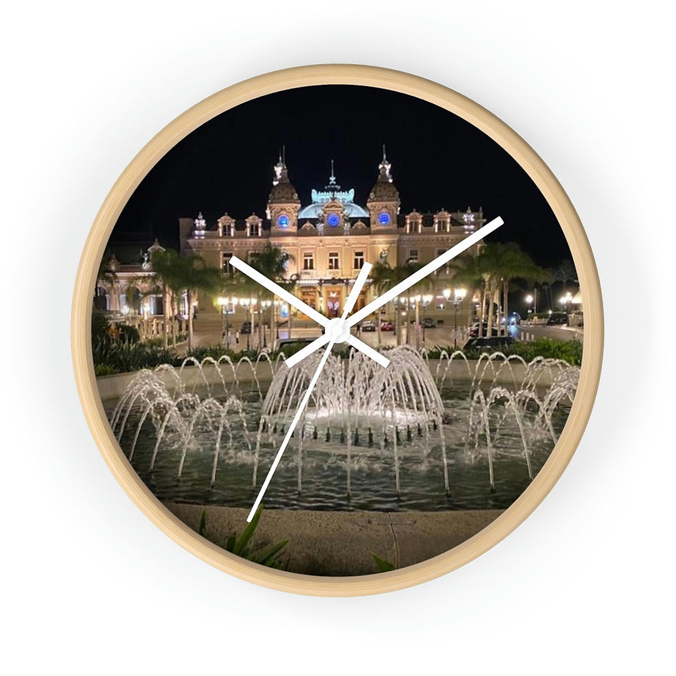 Miniaturbild: Wall Clock -  Moonlight Monaco