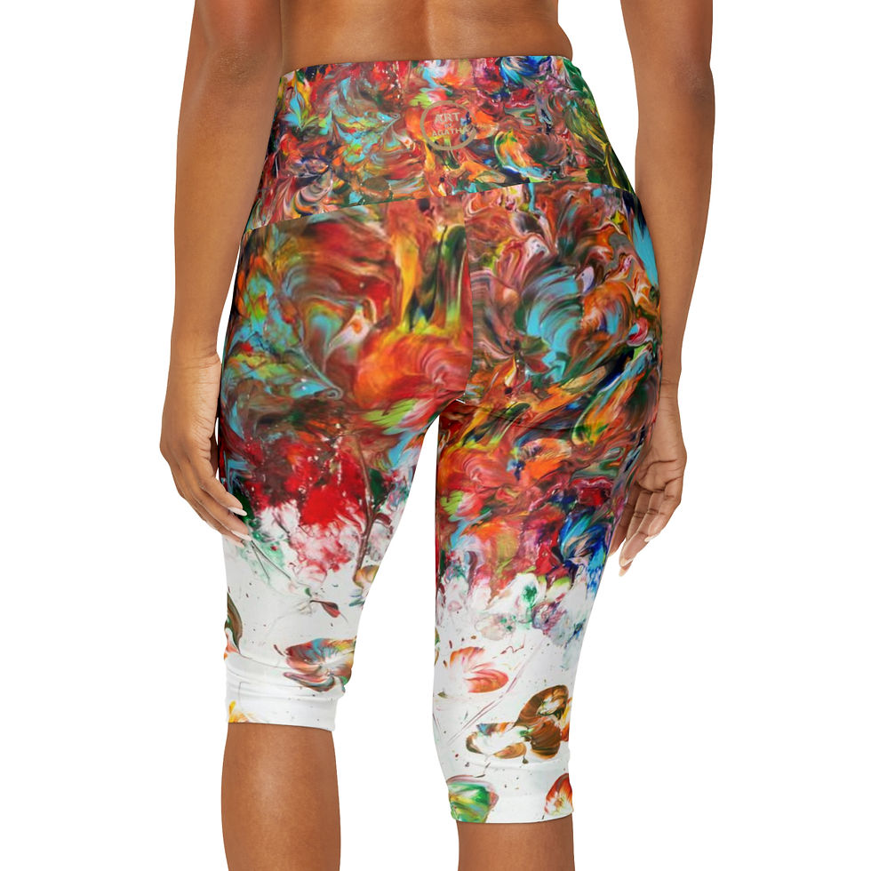 Thumbnail: Capri Leggings by Agatha - Fancy Flowers III
