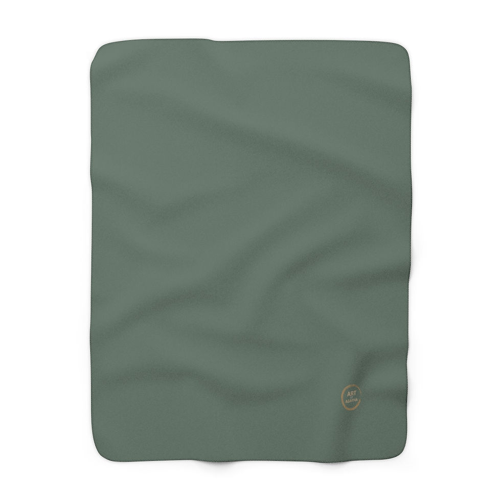 Miniaturbild: Sherpa Fleece Blanket by Agatha - Khaki
