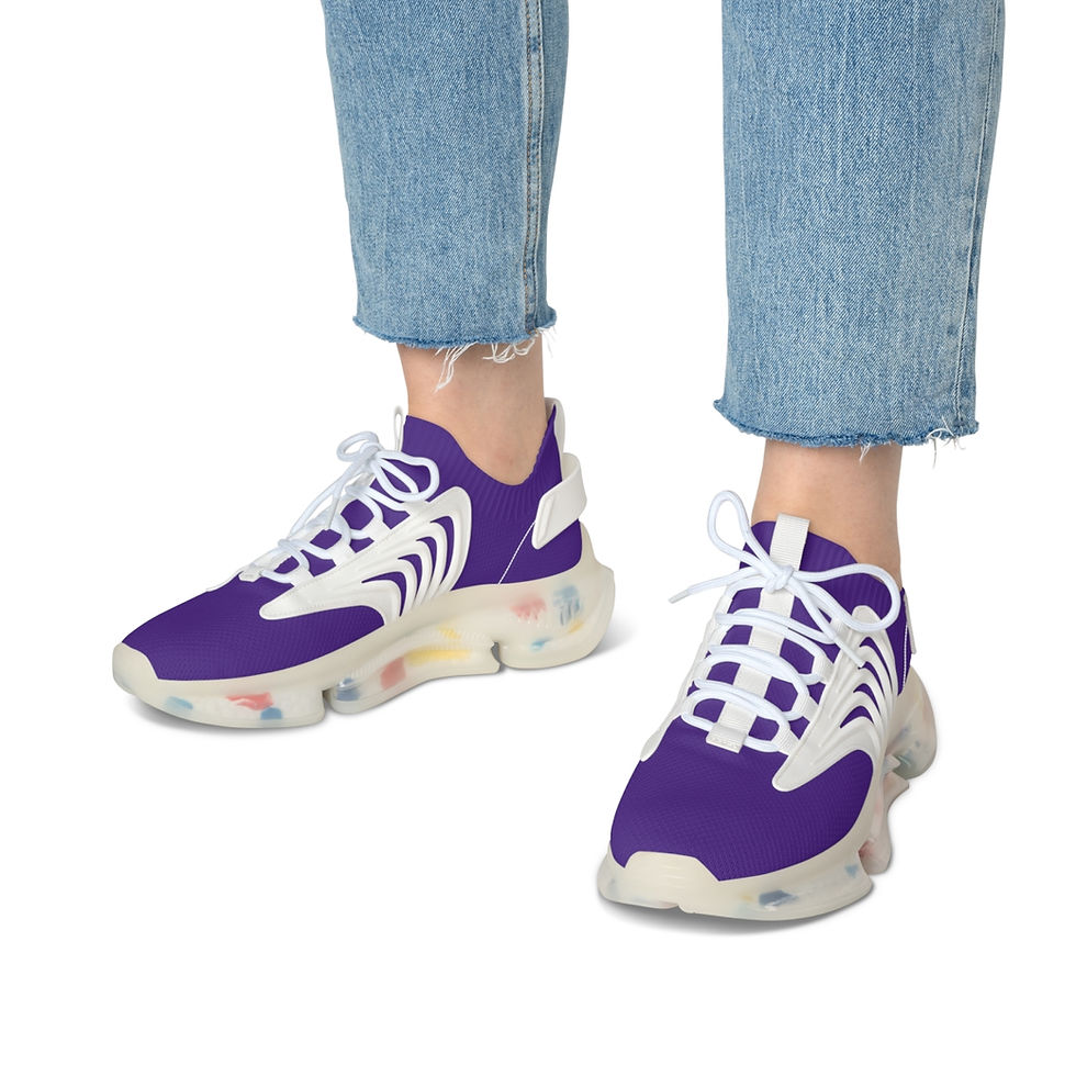 Thumbnail: Mesh Sneakers by Agatha - Glow Lila